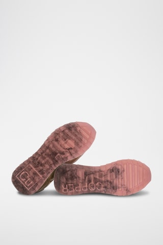 Sneakers in pelle Copper - Rosa e beige