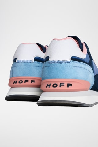 Sneakers in pelle Cork - Blu e rosa