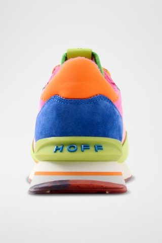 Sneakers in pelle Dragon Fruit - Rosa e verde