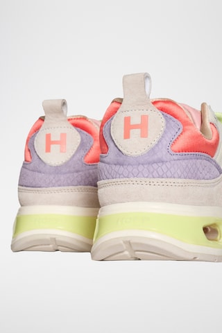 Sneakers in pelle Sacré Cœur - Lilla e verde