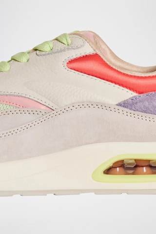 Sneakers in pelle Sacré Cœur - Lilla e verde