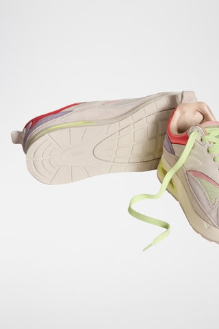 Sneakers in pelle Sacré Cœur - Lilla e verde