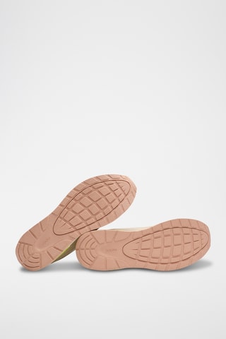 Sneakers in pelle Pantheon - Beige e verde