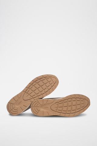 Sneakers in pelle Taj Mahal - Beige e grigio