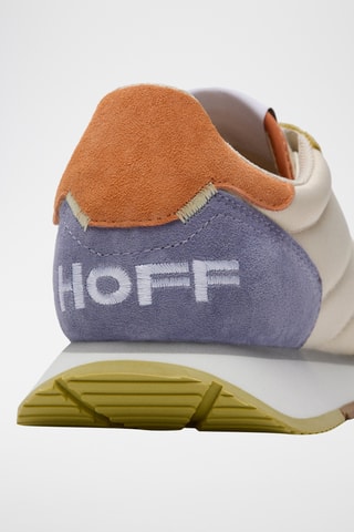 Sneakers in pelle Alexandria - Beige e verde