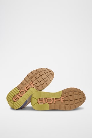 Sneakers in pelle Alexandria - Beige e verde