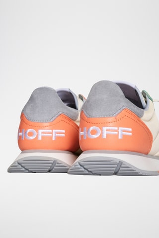 Sneakers in pelle Kyrene - Verde e beige