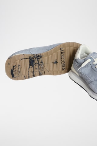 Sneakers in pelle Mancora - Azzurro