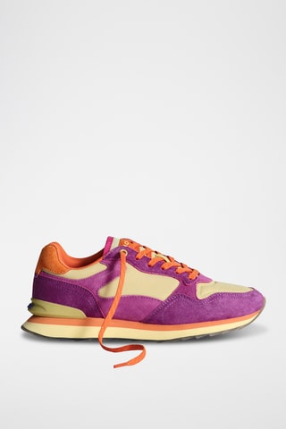 Sneakers in pelle Mumbaï - Fucsia