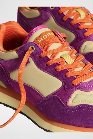 Sneakers in pelle Mumbaï - Fucsia