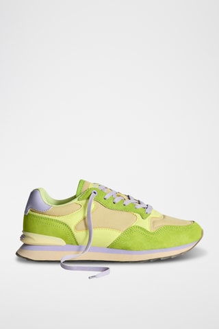 Sneakers in pelle Kathmandu - Verde