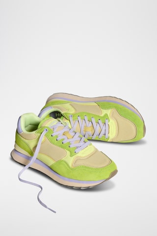 Sneakers in pelle Kathmandu - Verde