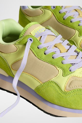Sneakers in pelle Kathmandu - Verde
