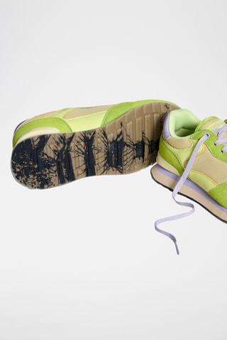 Sneakers in pelle Kathmandu - Verde