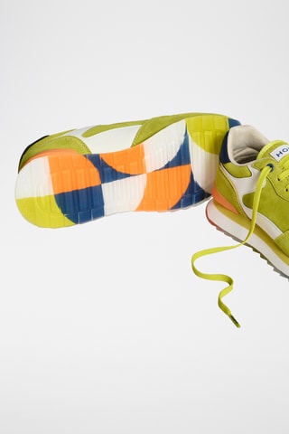 Sneakers in pelle Herba - Verde