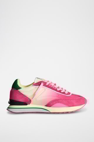 Sneakers in pelle Flame - Fucsia