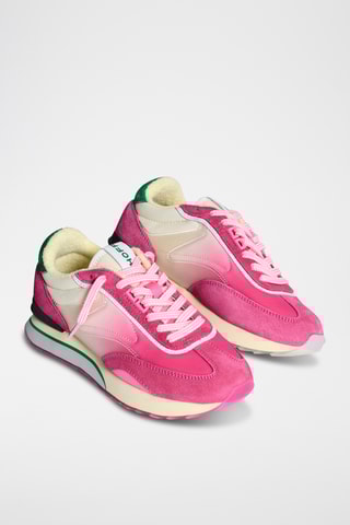 Sneakers in pelle Flame - Fucsia