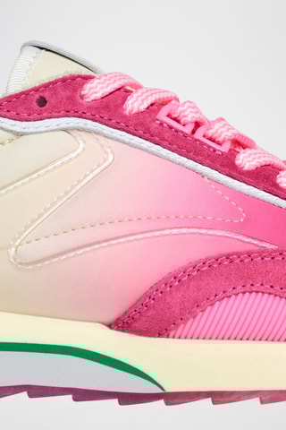 Sneakers in pelle Flame - Fucsia