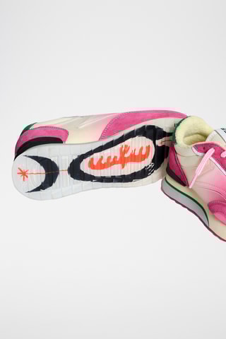 Sneakers in pelle Flame - Fucsia