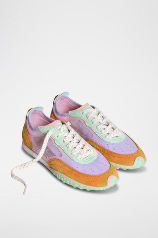 Sneakers in pelle Parrot - Viola