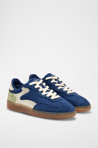 Sneakers in pelle Park - Blu