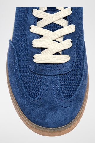 Sneakers in pelle Park - Blu