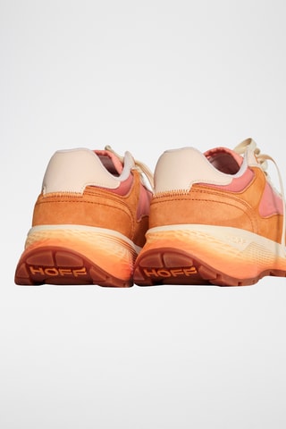 Sneakers in pelle Paris II - Rosa e arancione