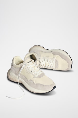 Sneakers in pelle Quebec - Beige
