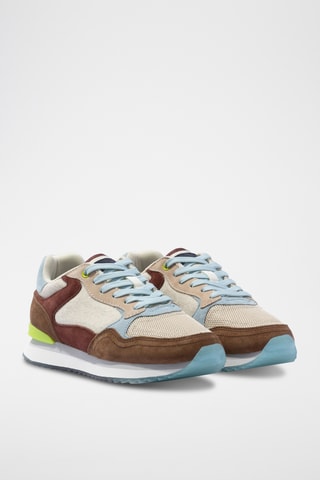 Sneakers in pelle Reno - Marrone