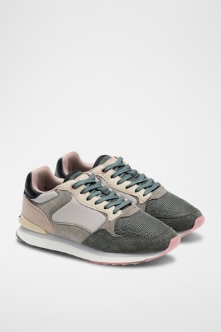 Sneakers in pelle Seoul - Taupe