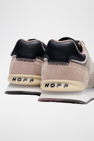 Sneakers in pelle Seoul - Taupe