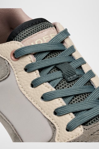 Sneakers in pelle Seoul - Taupe