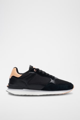 Sneakers in pelle scamosciata New York - Nero