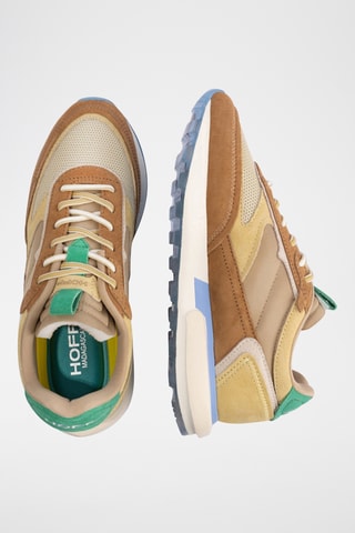 Sneakers in pelle Madagascar - Kaki