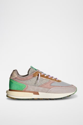 Sneakers in pelle Siberia - Kaki
