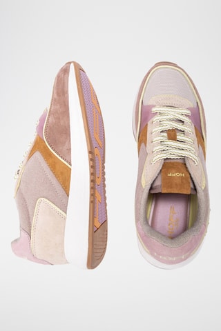 Sneakers in pelle Leith - Beige