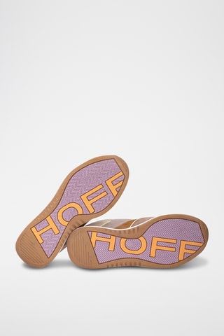 Sneakers in pelle Leith - Beige