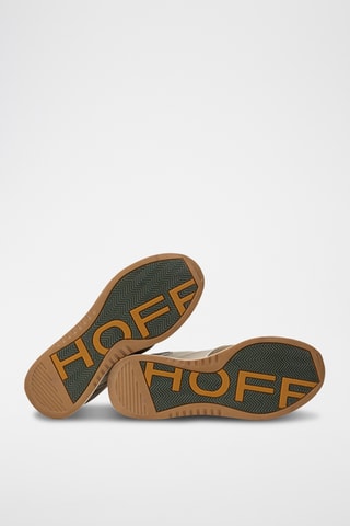 Sneakers in pelle - Kaki e marrone