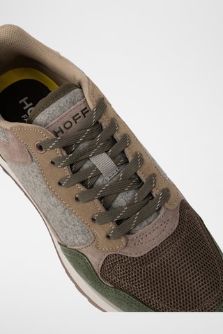 Sneakers Faro - Kaki e rosa