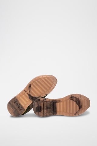 Sneakers Faro - Kaki e rosa