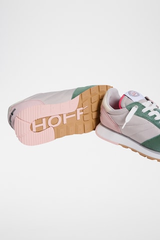 Sneakers in pelle Syracuse - Verde e rosa