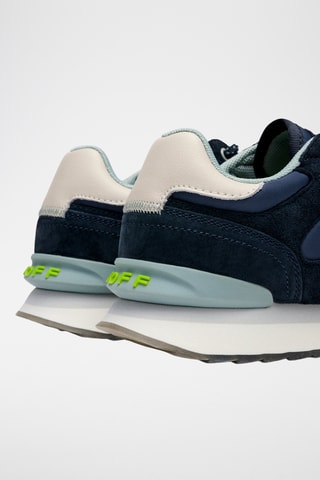 Sneakers in pelle Milano - Navy