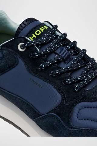 Sneakers in pelle Milano - Navy