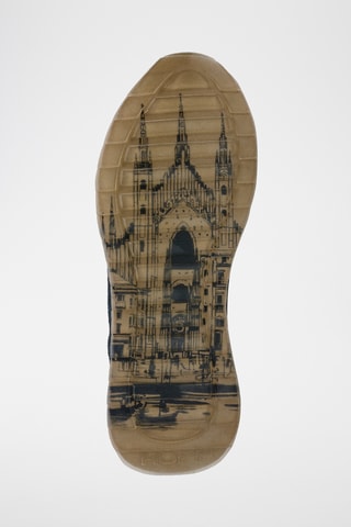 Sneakers in pelle Milano - Navy