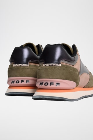 Sneakers in pelle Ljubljana - Kaki e rosa antico