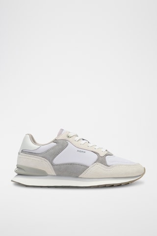 Sneakers in pelle Lille - Bianco e grigio