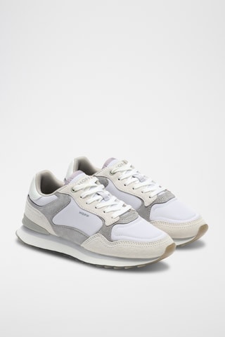 Sneakers in pelle Lille - Bianco e grigio