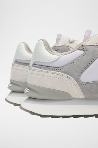 Sneakers in pelle Lille - Bianco e grigio