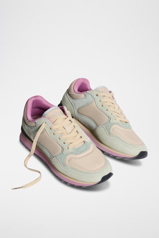 Sneakers in pelle Salzburg - Lilla e crema