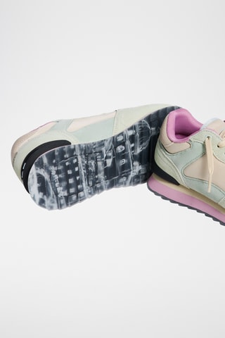 Sneakers in pelle Salzburg - Lilla e crema